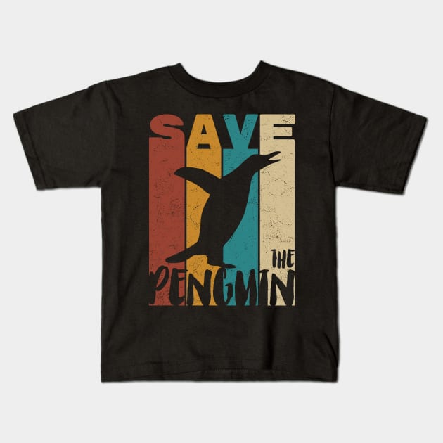 Save The Pinguin Kids T-Shirt by Promen Shirts